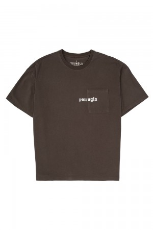 Young LA 416 Eternal Pocket Tees Braun | 5702-TGERS