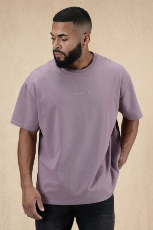 Young LA 420 Essential Oversized Tee Lila | 6901-GPKNZ