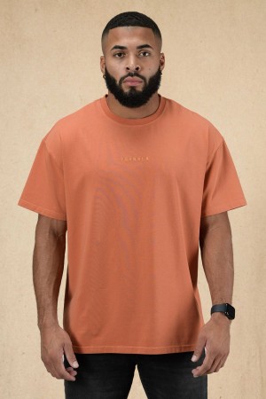 Young LA 420 Essential Oversized Tee Orange | 8103-GBRMP