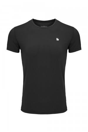 Young LA 423 Zephyr Compression Short Sleeve Schwarz | 7315-MTDKZ