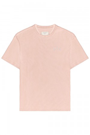 Young LA 427 Summer Waffle Tees Rosa | 5723-SKVJP