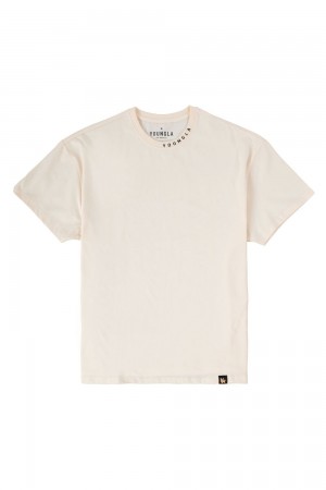 Young LA 429 Trademark Tees Beige | 2463-MBSKE