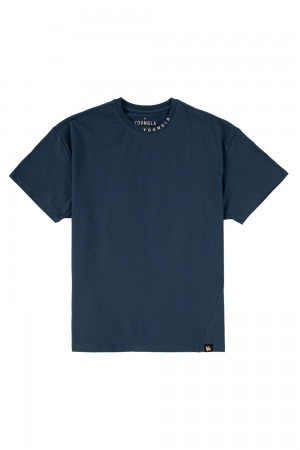Young LA 429 Trademark Tees Navy | 0584-OHTNP