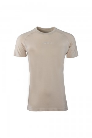 Young LA 454 New Gen Compression Tee Beige | 6274-LAOQE