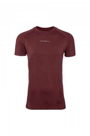 Young LA 454 New Gen Compression Tee Bordeaux | 8560-PNHAI