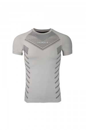 Young LA 465 Superhero Compression Tees Grau | 9716-CRNJL