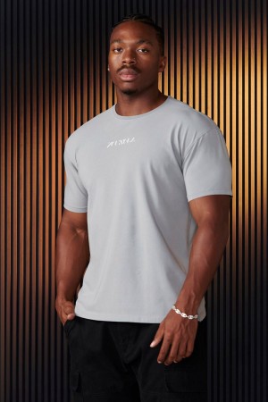 Young LA 470 - Abstract Tees Grau | 9182-ZWMXU