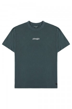 Young LA 471 Chrome Tees Teal | 9586-TMVWG