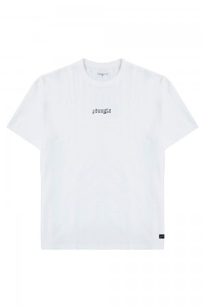 Young LA 471 Chrome Tees Weiß | 6948-RWUMB