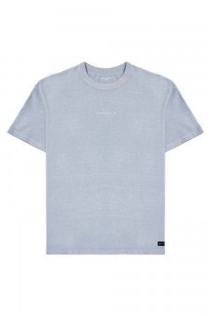 Young LA 472 - Mellow Logo Tees Hellgrau | 0493-ICKBX