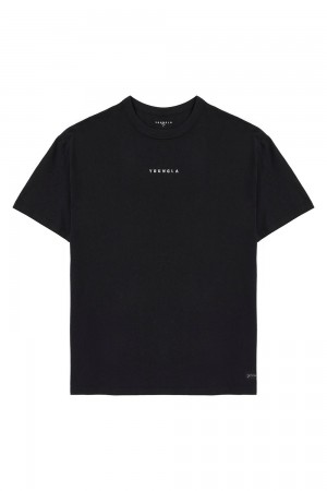 Young LA 472 - Mellow Logo Tees Schwarz | 2710-ZYTWP