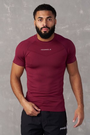 Young LA 475 Supervillain Compression Tees Rot | 8920-NUHIY