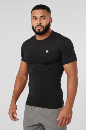 Young LA 476 - Stealth Compression Tees Schwarz | 2349-GFBYR