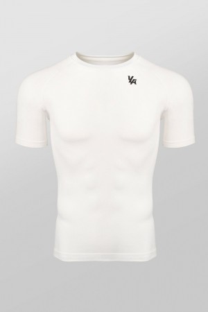 Young LA 477 - Combat Compression Tees Weiß | 0162-UPRXG