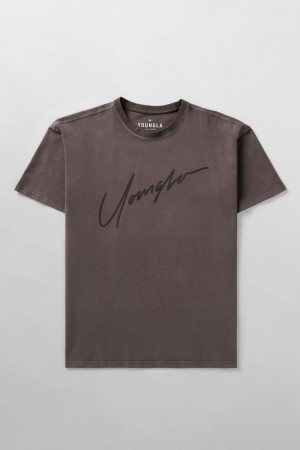 Young LA 479 - Tonal Tees Dunkelbraun | 8321-MSNAK