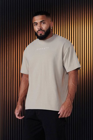 Young LA 481 - Blackletter Tees Beige | 7048-SQGVI