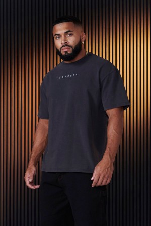 Young LA 481 - Blackletter Tees Schwarz | 3521-CADOB