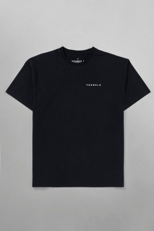 Young LA 482 - Wall Of Fame Tees Schwarz | 8157-NKWJF