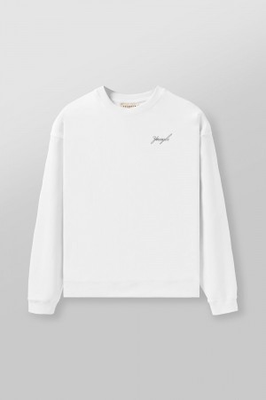 Young LA 5004 - Cloud Comfort Set - Crewneck Weiß | 0312-OLMJV