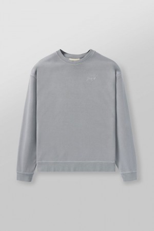Young LA 5004 - Cloud Comfort Set - Crewneck Grau | 9458-BJHPW