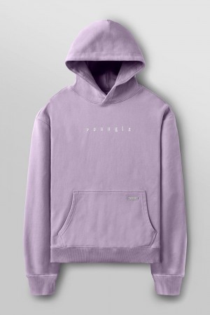 Young LA 5018 - Love Sets - Hoodies Lila | 0498-EJOSI