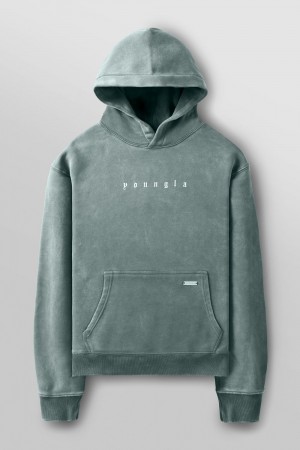 Young LA 5018 - Love Sets - Hoodies Teal | 3615-YVEOL
