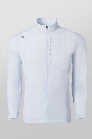 Young LA 5052 - Morning Run Zip-Up Blau | 5681-AKELJ