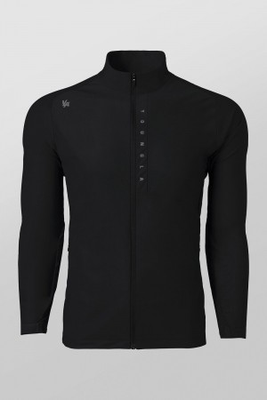 Young LA 5052 - Morning Run Zip-Up Schwarz | 8045-KPMYC