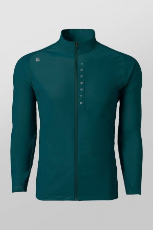 Young LA 5052 - Morning Run Zip-Up Teal | 8172-ZLMTF