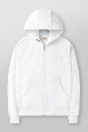 Young LA 5066 - Metal Zip-Up Weiß | 6178-YDGCI