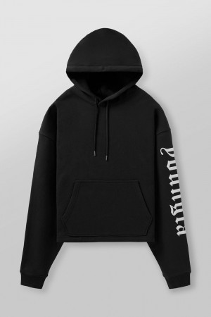 Young LA 5093 - Freeflow Hoodies Schwarz | 4518-OGJCH