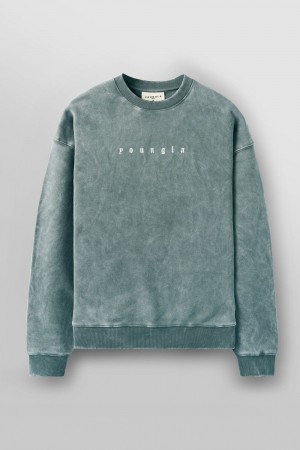 Young LA 5099 - Love Sets - Crewnecks Blau | 3492-UVMTX