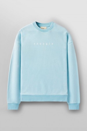 Young LA 5099 - Love Sets - Crewnecks Hellblau | 1865-DABKW