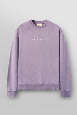 Young LA 5099 - Love Sets - Crewnecks Lila | 3820-NJTUA