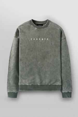 Young LA 5099 - Love Sets - Crewnecks Olivgrün | 9705-WHEYM