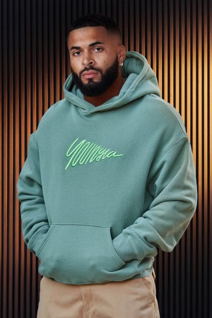 Young LA 510 - Wavy Hoodies Türkis | 9534-JAHUF