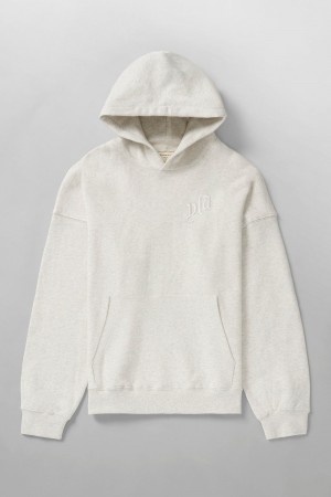Young LA 522 - Marshmallow Hoodies Hellgrau | 2139-DWPYV