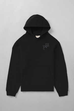 Young LA 522 - Marshmallow Hoodies Schwarz | 9754-MTJZN