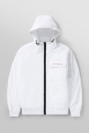 Young LA 525 - Rain Day Jacket Weiß | 0652-SVGDK