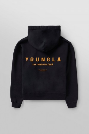 Young LA 533 - Immortal Club Hoodies Schwarz | 0523-ZIVDT