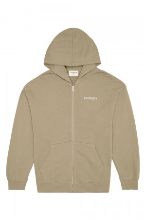 Young LA 539 Earthy Collection - Hoodies Beige | 5039-XUDCF