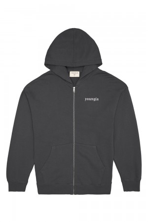 Young LA 539 Earthy Collection - Hoodies Grau | 6109-EKILA
