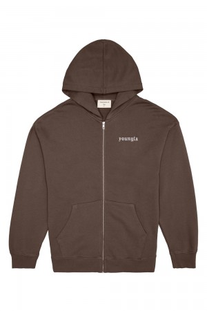 Young LA 539 Earthy Collection - Hoodies Braun | 5309-KEGFY