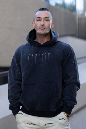 Young LA 551 - Drippy Skull Hoodie Navy | 2187-OHIDZ