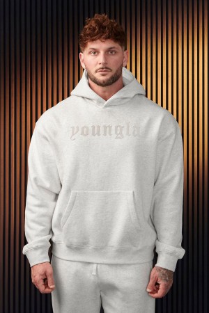 Young LA 566 - Cloud 9 Hoodies Weiß | 3207-NBWSO