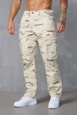 Young LA 602 - Camo Tactical Cargos Beige | 3850-FVQZE