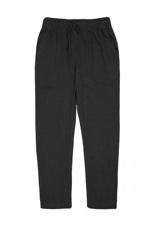 Young LA 621 - Simply Linen Pants Schwarz | 5284-SDYJV