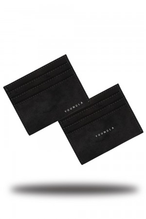 Young LA 725 Executive Card Holder Schwarz | 3628-SMOEA