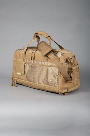 Young LA 740 Elite Duffle Bags Khaki | 7549-QKPWS