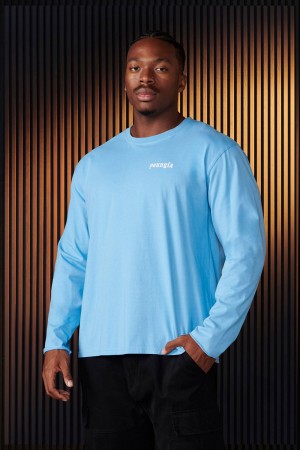 Young LA 801 - Eternal Longsleeves Blau | 1764-QMSYF
